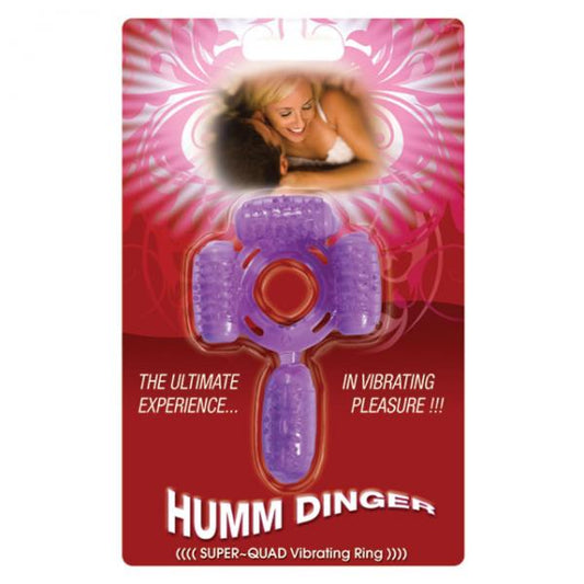 Super Quad Vibrating Cock Ring (purple)