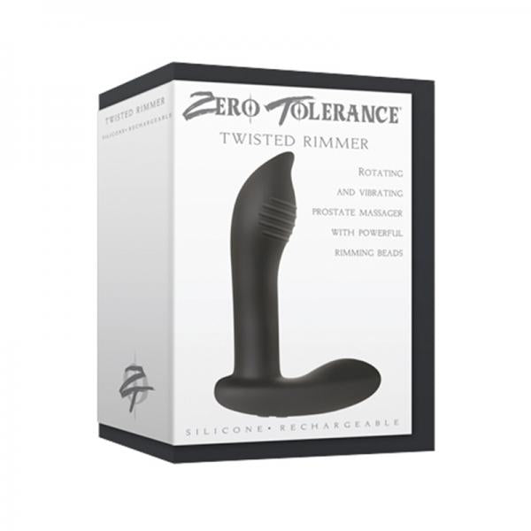 Twisted Rimmer Black Prostate Massager