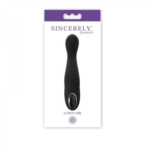 Sincerely G-Spot Vibe Black