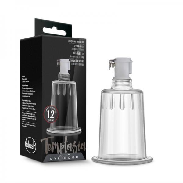 Temptasia - Clit Cylinder  - 1.2in Diameter - Clear