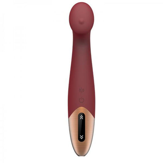 Tethys Touch Panel G-spot Vibrator Wine Red