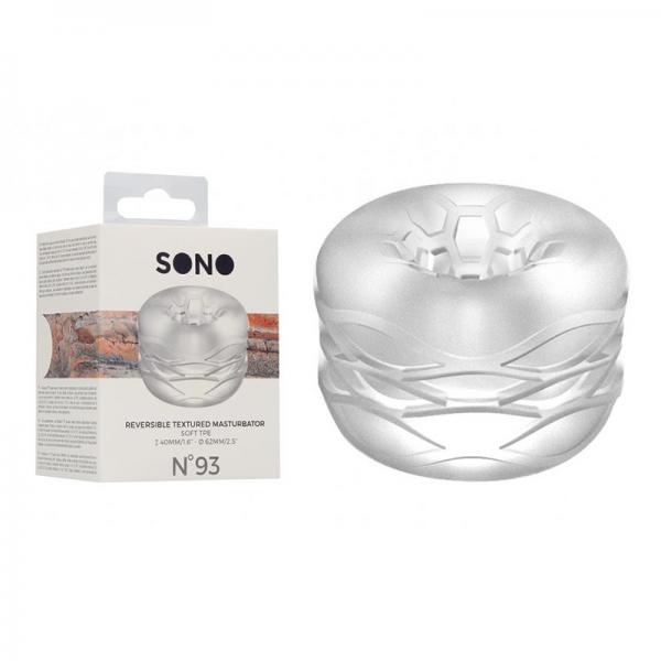 Sono No. 93 - Reversible Textured Masturbator Clear